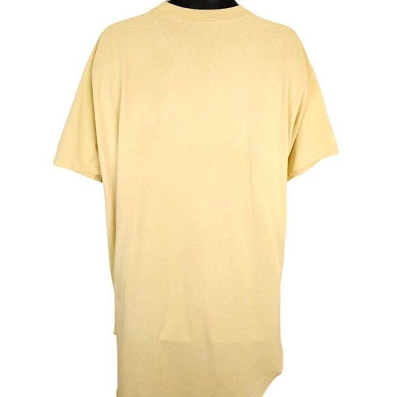 Vintage He Loves Me T Shirt Womens Size 3XL Yellow 90s Sleep Tee Daisy Flower - Picture 4 of 6